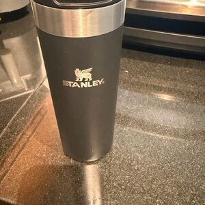Stanley Black Travel Mug with Silver Logo